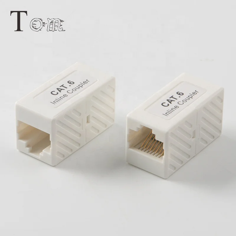 Cat5e/cat6 Inline Coupler Keystone Jack 8p8c Inline Coupler Modular
