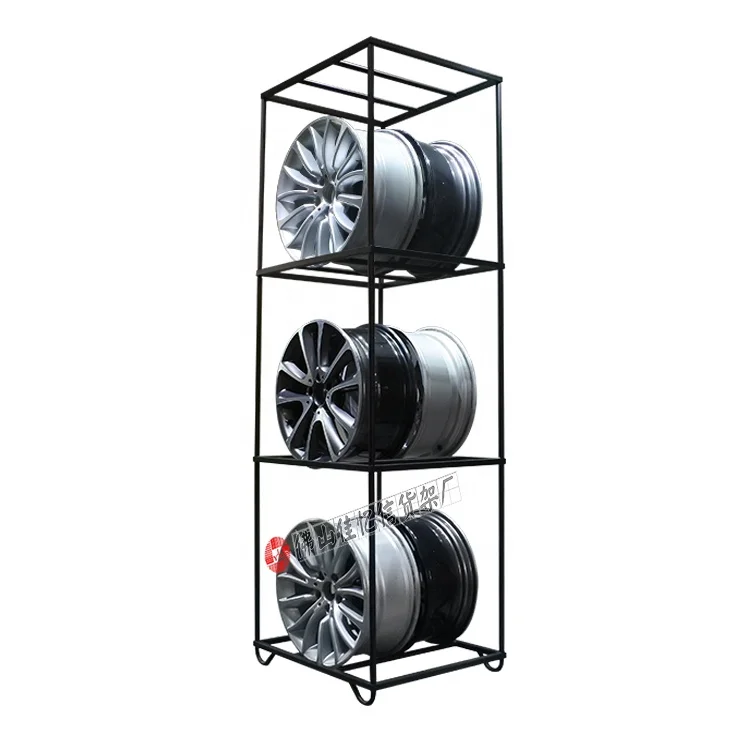 Car Rim Display Stand Alloy Wheel Display Rack Wheel Rim Display Rack