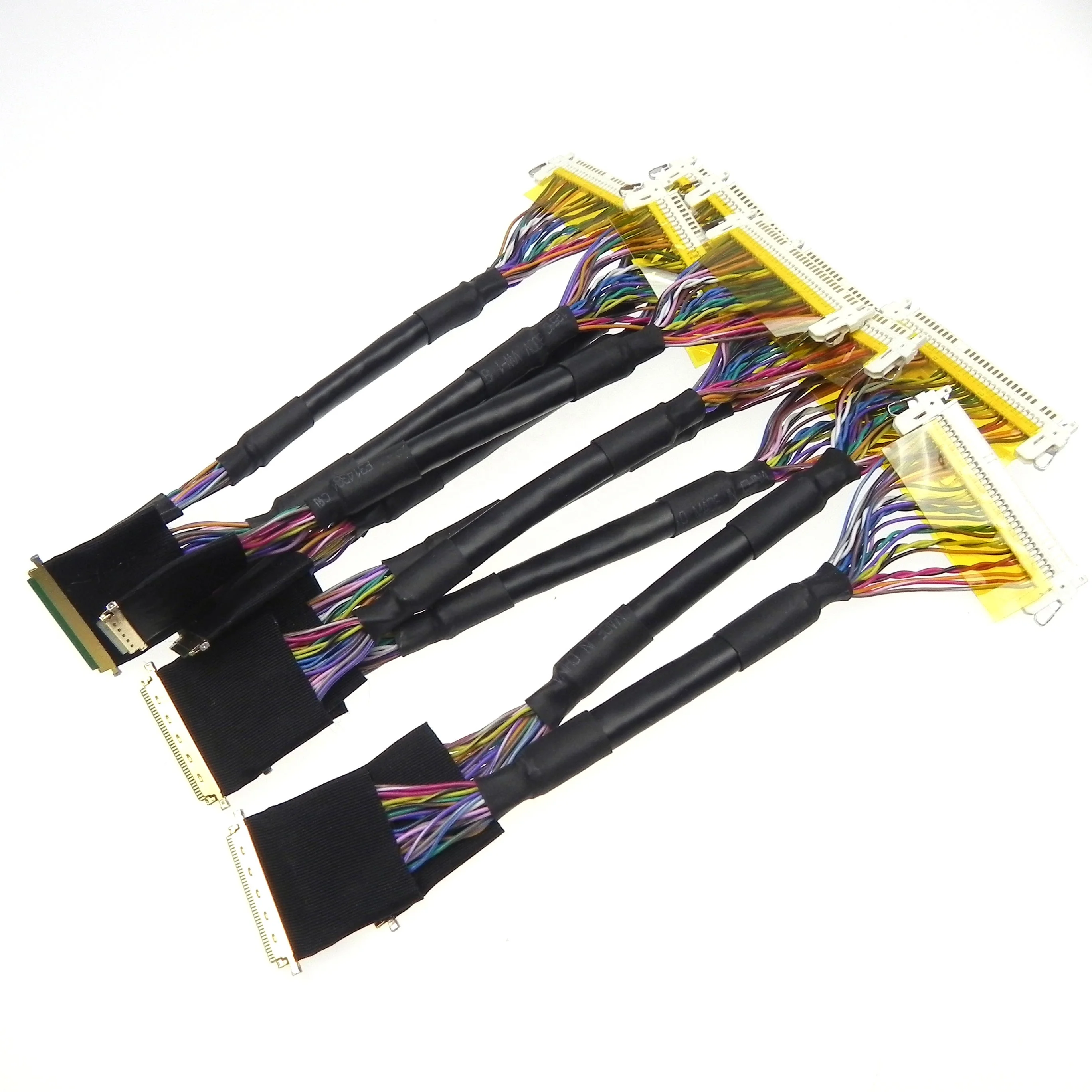 Custom lcd screen lvds connector 40pin to 30pin cable assembly