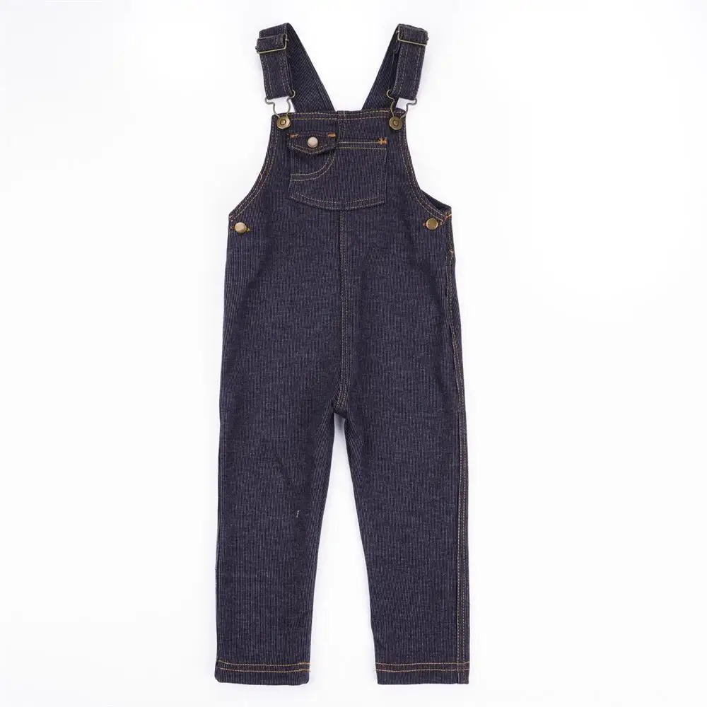 
2020 cute aby suspender trousers Hot sale Denim spandex baby kids suspender trousers boys wholesale price pants 