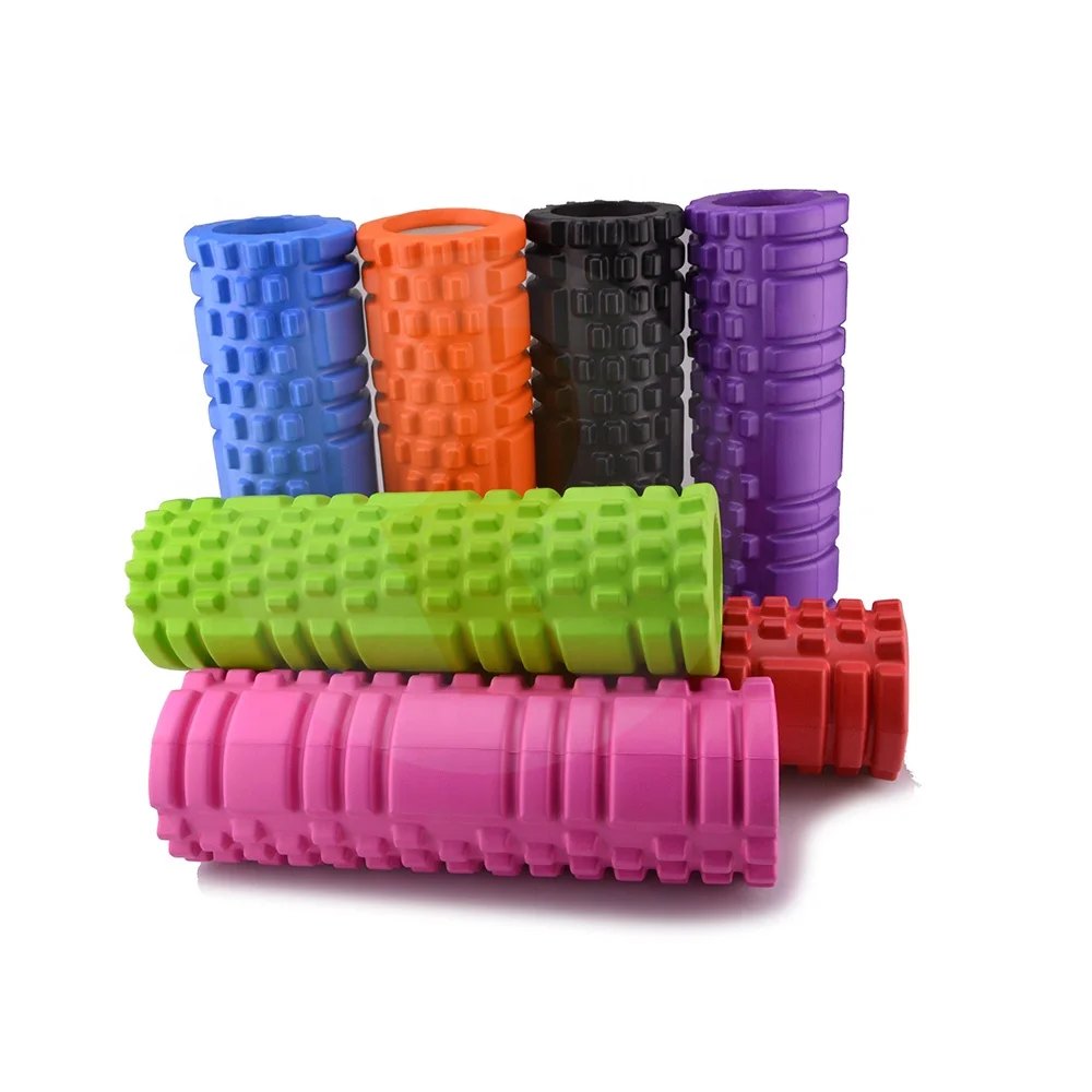 

Eco friendly Muscle Massage 2 In 1 Set Grid EVA Foam Roller Solid Eva Foam Roller Set, Black/red/orange/green/blue/as availbe