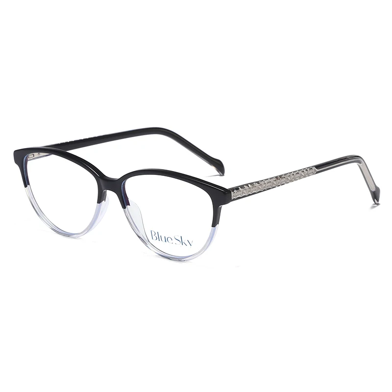 

High Quality Adults Women Acetate Frames Blue Light Blocking Spectacle Optical Glasses