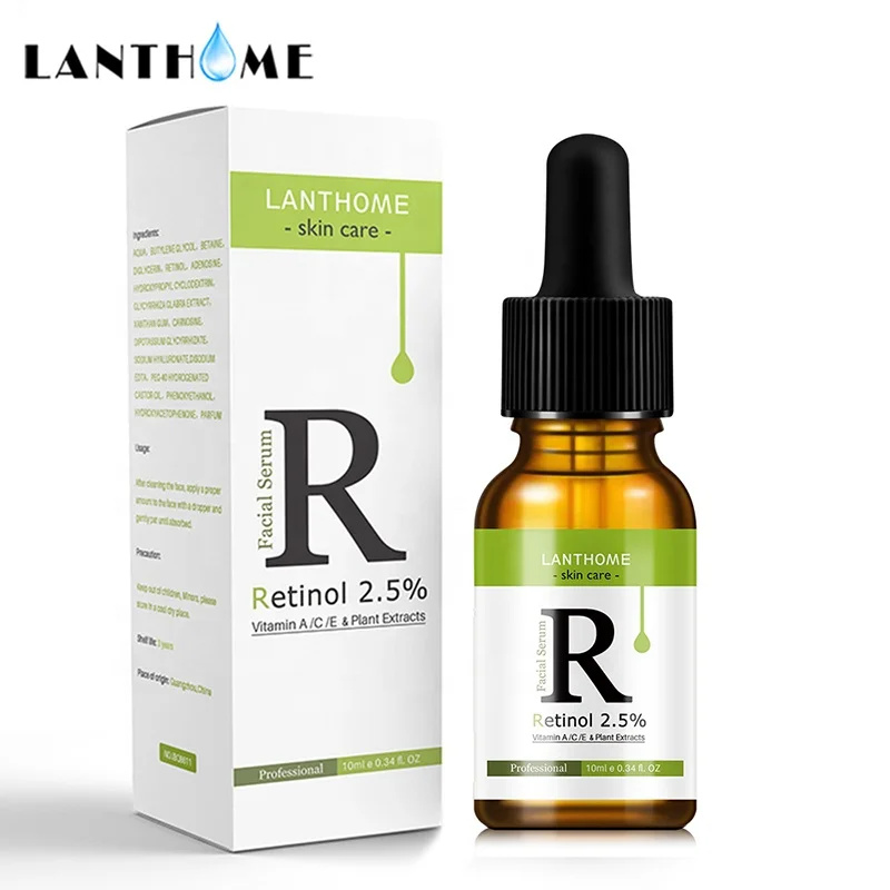 

Private Label OEM New 2.5% Retinol Serum 1 Oz with Hyaluronic Acid and Vitamin E Retinol Moisturizer for Face Skin Care, Transparent