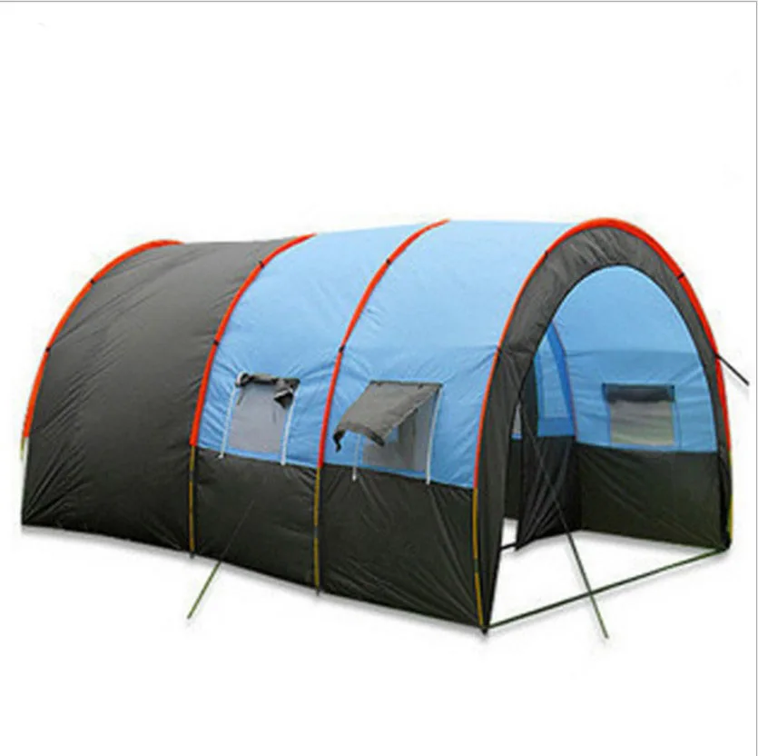 

Outdoor Camping 6-8 Person Large Tent One Hall Two Rooms Tent