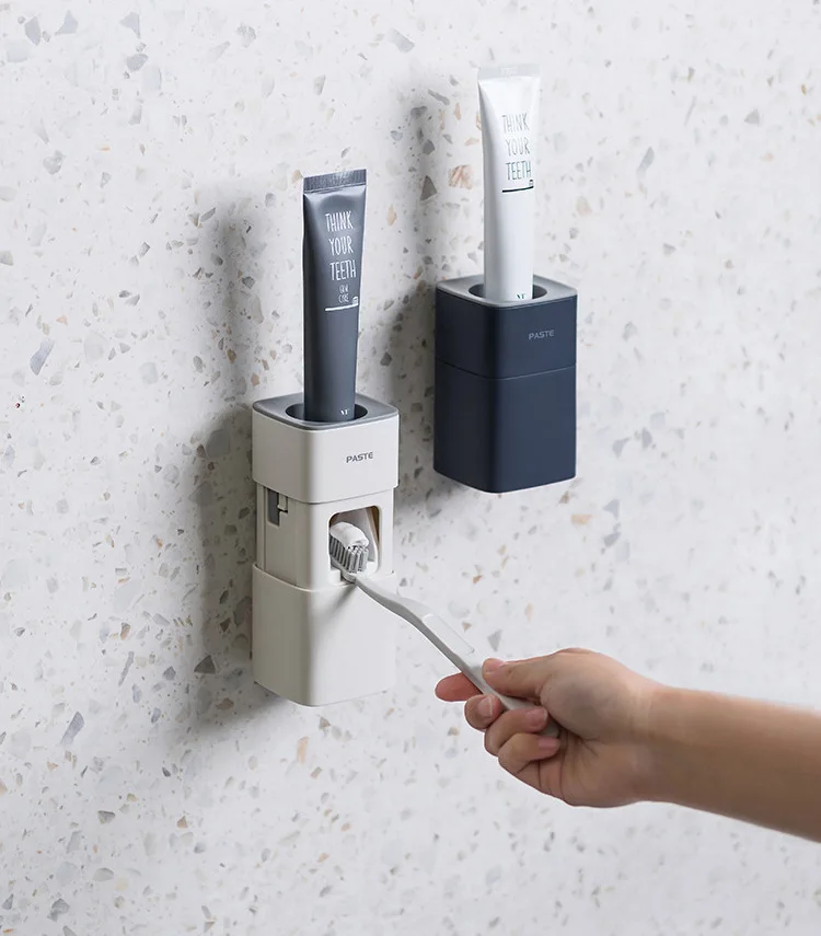 

European bathroom products wall-mounted automatic toothpaste squeezer, As photo