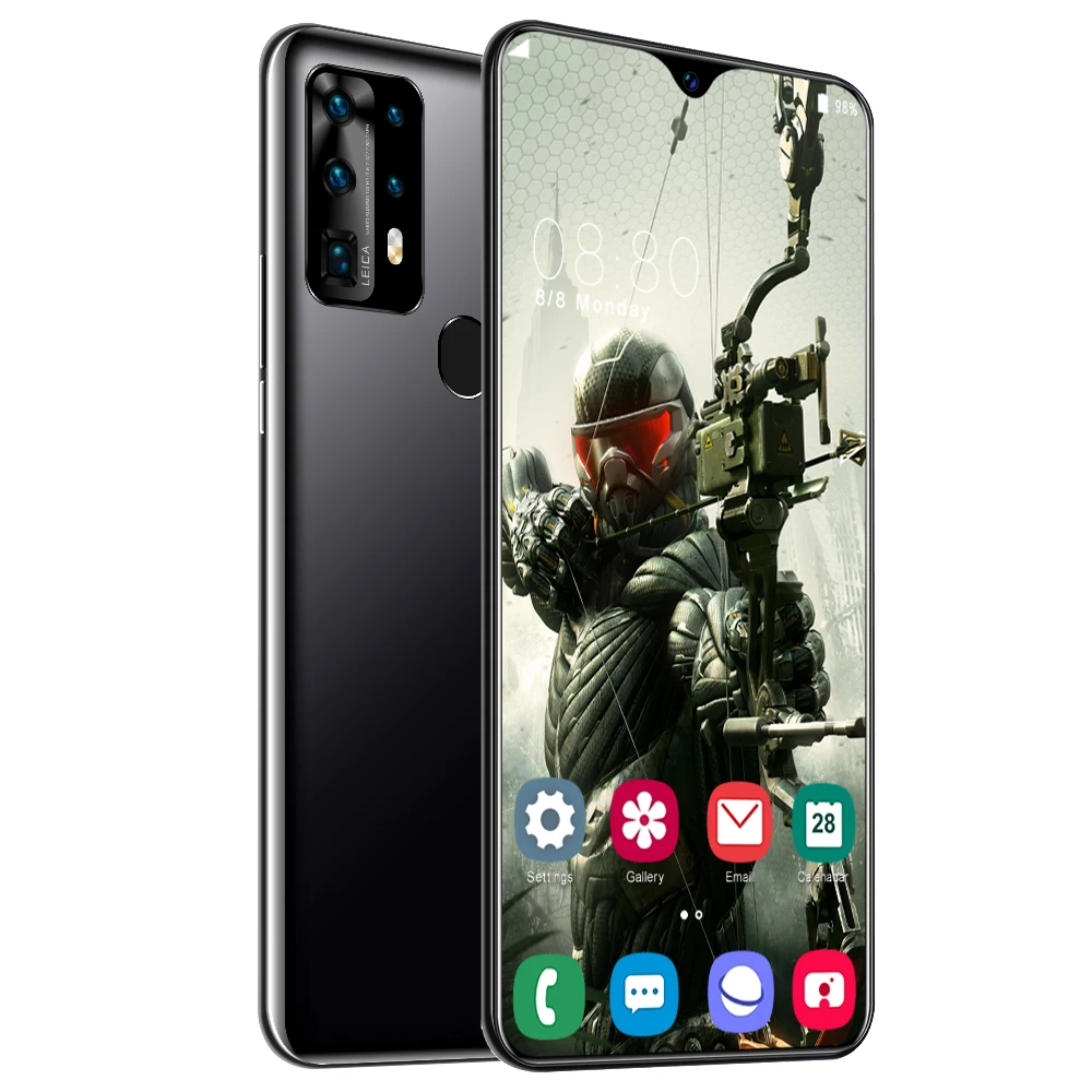 

Really Fingerprint Unlock 5G P40 pro+ 6.7 inch Android 10.0 wholesales Smartphone 10gb 512GB Octa Core Android Smart Phone