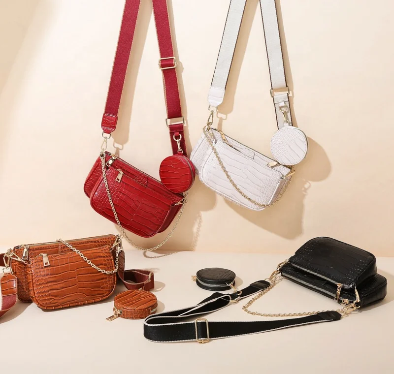 

Hot sale 2021 fashion purse and hand bags fashion ladies designer handbags set famous brands purses for women, Customizable