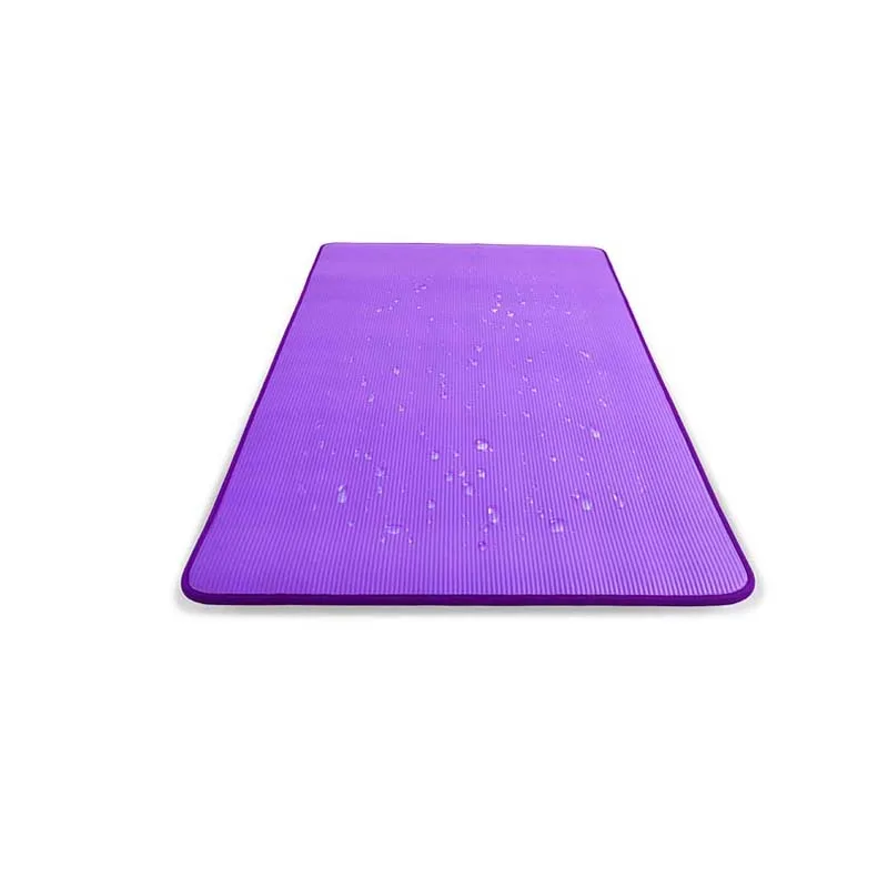 

Durable Eco-friendly Waterproof OEM LOGO Custom print logo Unisex NBR yoga mat, Black,pink,blue,purple,customizable