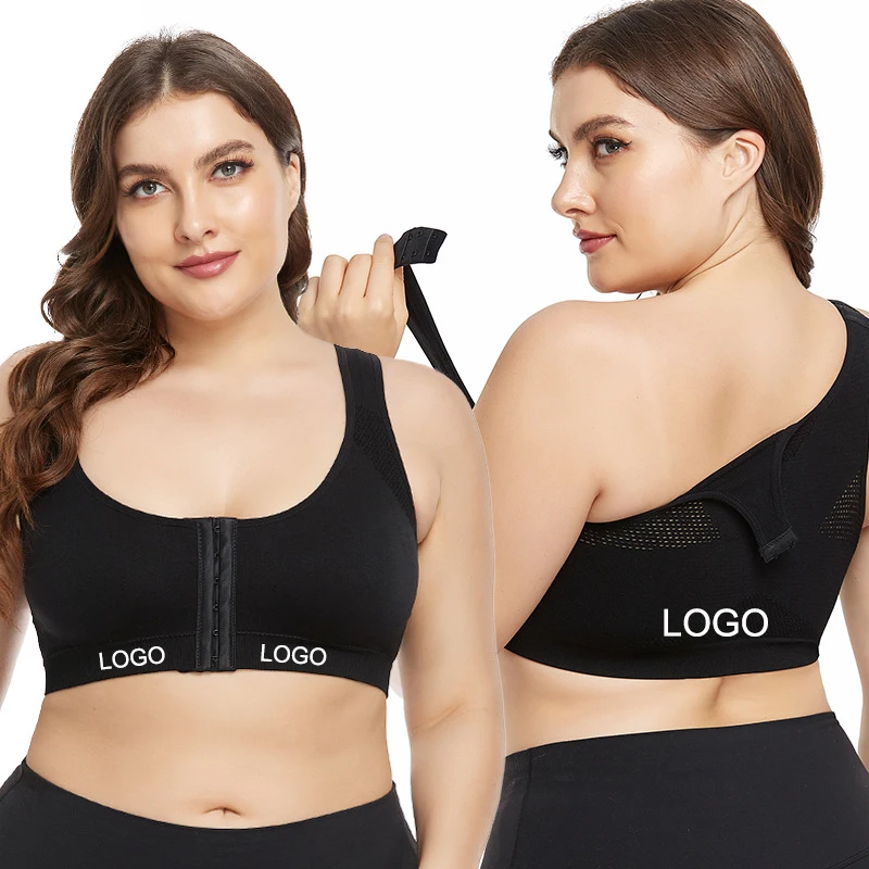 

2022 Ladies Cotton Bra LOGO Plus Size Daily Bra Large Full Cup Plus Size Ladies Plus Size Padded Bra, Black, white