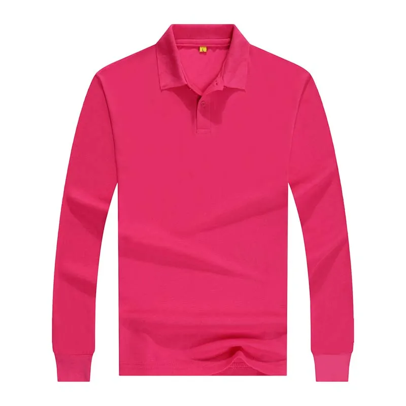 Wholesale Custom Gray Blank Long Sleeve Polo Shirt For Men Women - Buy ...