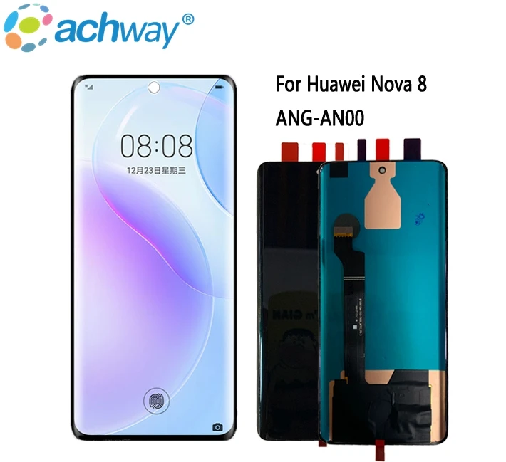 

AMOLED Replacement Display for Huawei Nova 8 Lcd Touch Screen Display ANG-AN00 Display Lcd Assembly Repair Part