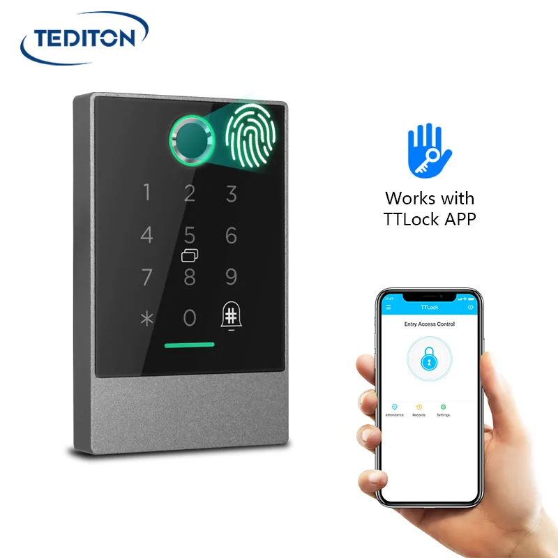 

Wifi App Smart Door Lock Biometric Lock Fingerprint Digital Keyless Access Control Reader Lock