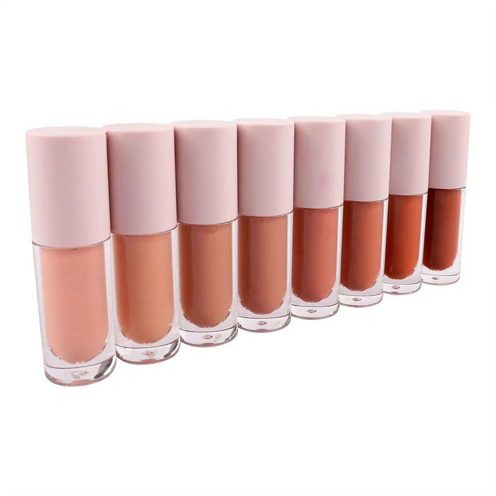 

Custom High Pigment Liquid Lipstick Cruelty Free Private Label Lip Gloss Vendor Wholesale Vegan Nude Waterproof Matte Lipgloss
