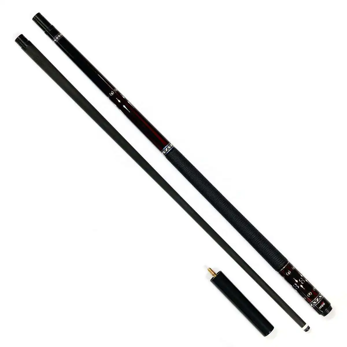 Premium Handmade Yfen M2S Carbon Fiber Shaft Maple Butt  12.5mm 1/2 Billiard Pool Cue With Extension