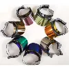 Colourful Sun Hat Electroplating Visor And Elastic Closure Visor Cap For UV Protection