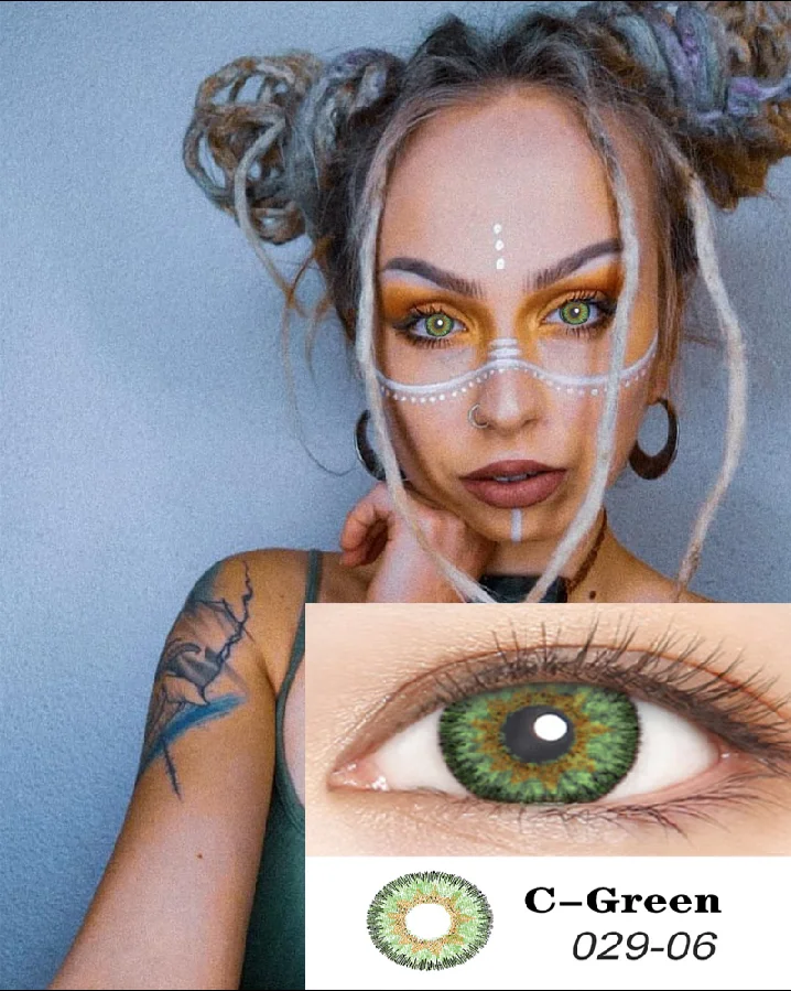 

2021 Different Models colored lens contact lenses, Blue