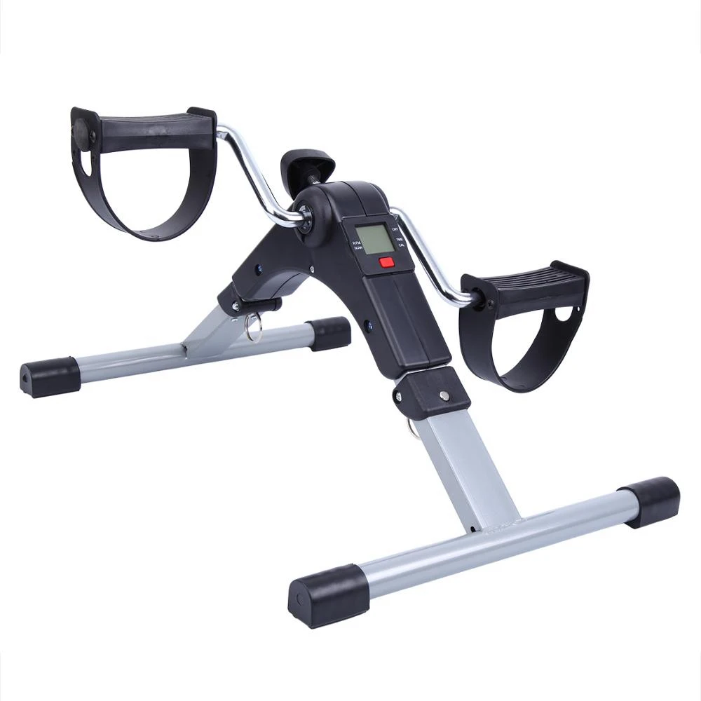 

Folding Fitness Pedal Stepper Exercise Lcd Display Indoor Leg Machine Fitness Equipment Mini pedal exercise bike