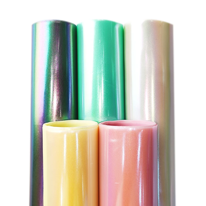 

Pearlescent Little Rainbow TPU Mousha for making Shoes and Clothing