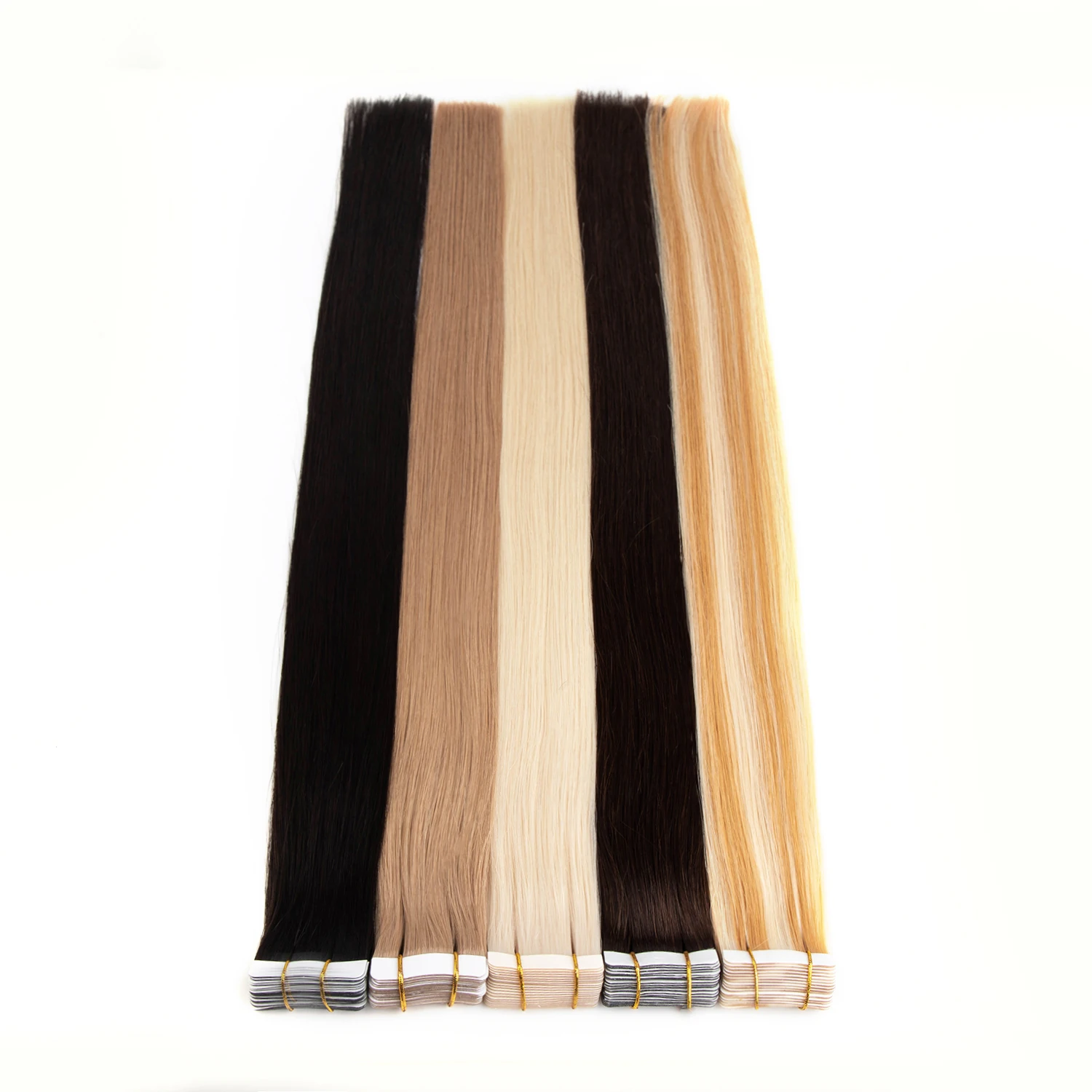 

50% OFF High Quality Russian Human Hair Extensions Tape In Hair #60