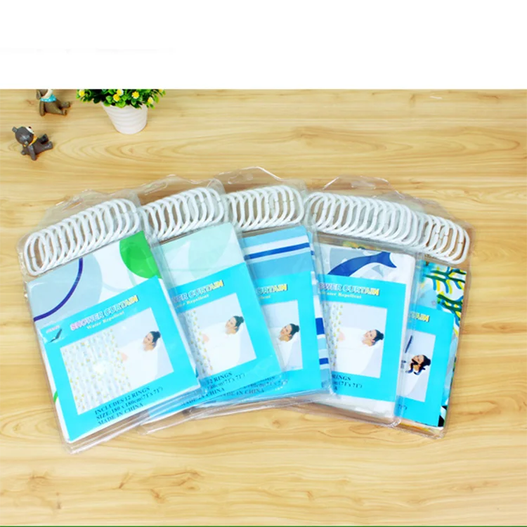 

PEVA Waterproof And Mildew Proof Bathroom Curtains