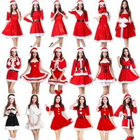 

Various styles Red Christmas Santa Claus Girl Dress Costume Santa Claus women Costume For Adult cosplay party