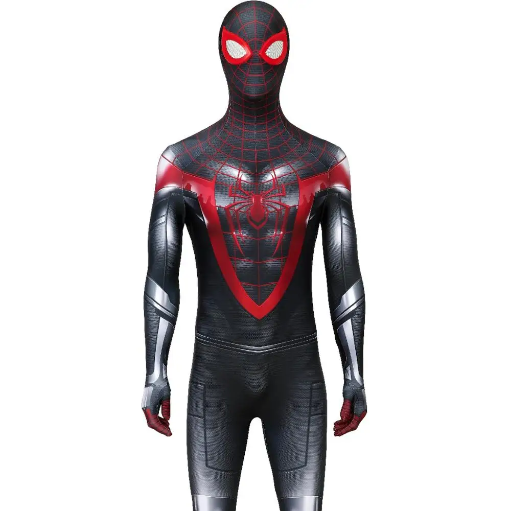 

Spider Man PS5 Miles Morales Cosplay Costume Adult Cosplay Costume Set J19075BA, Photo