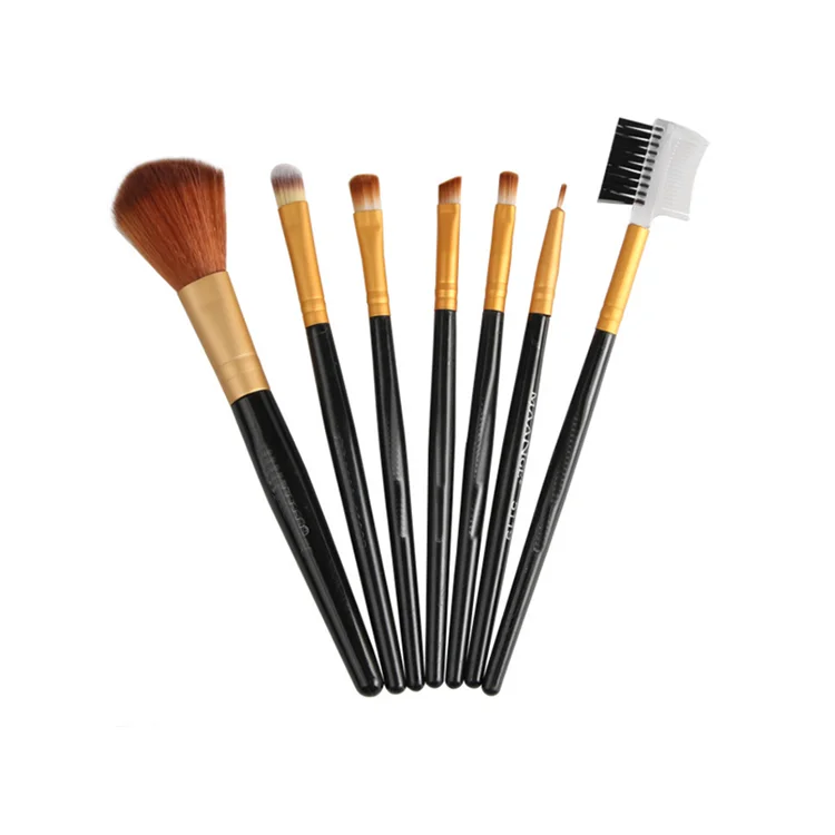 

Wholesale plastic handle professional makeup brush set with opp bag