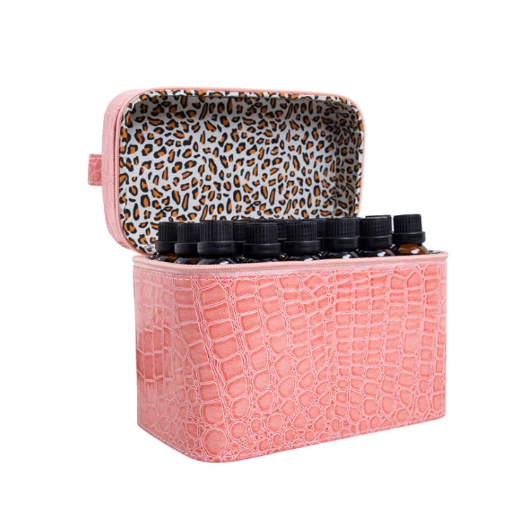 

Essential oil bottle case for 36 grid 15ml essential oil bottle storage multi-layer crocodile pattern portable case