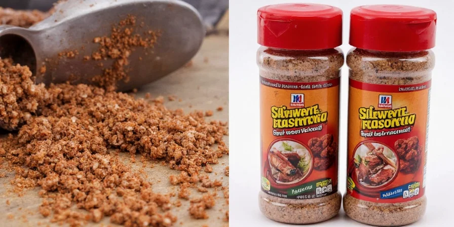 Toasting shawarma seasoning in a skillet