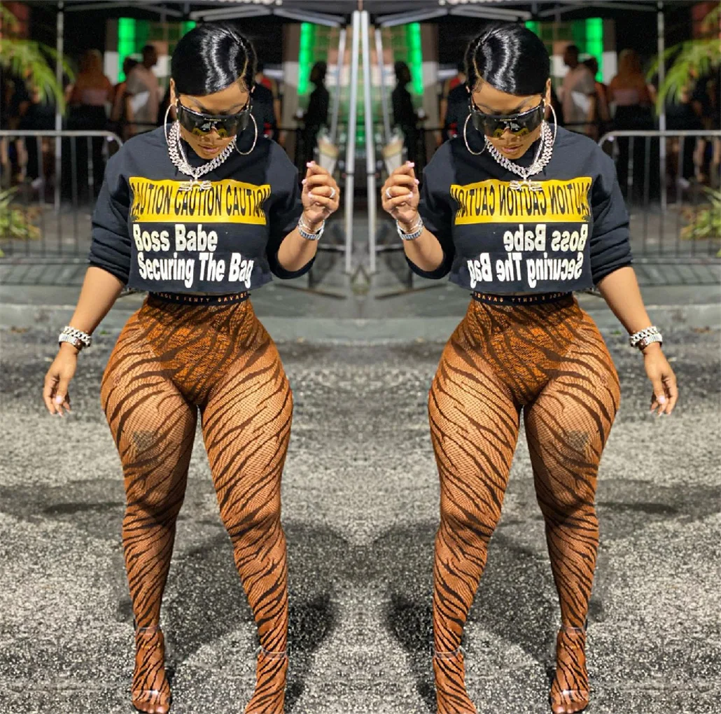 

Leggings For Ladies Animal Print See Through Skinny Leggings High Waist Sheer Sportswear Workout Casual Mesh Leggings Women, Picture color