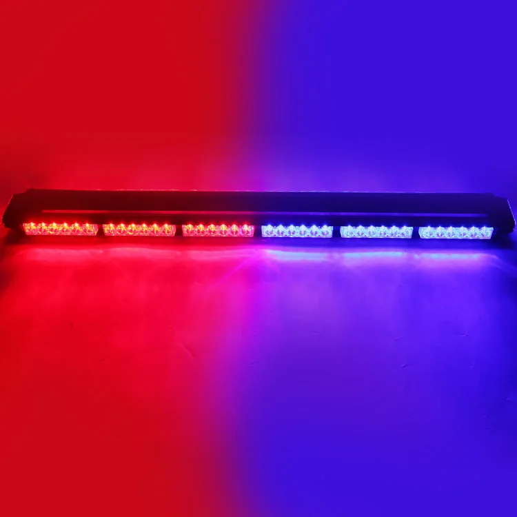 78W 40inch roof top signalling warning red blue led flashing light bar for fire truck police car administration vehicle