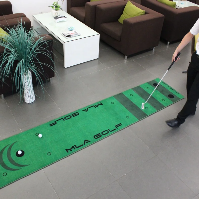 Dotcom 50x300cm Swing Trainer Putting Green Golf Mat Indoor/Outdoor Driving Turf Golf Rug