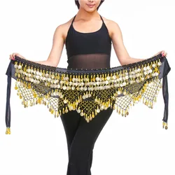 New Style top selling belly dance waist chain hip scarf bellydance coins belt dancing waist belt 12 colors for your choice ECOPA