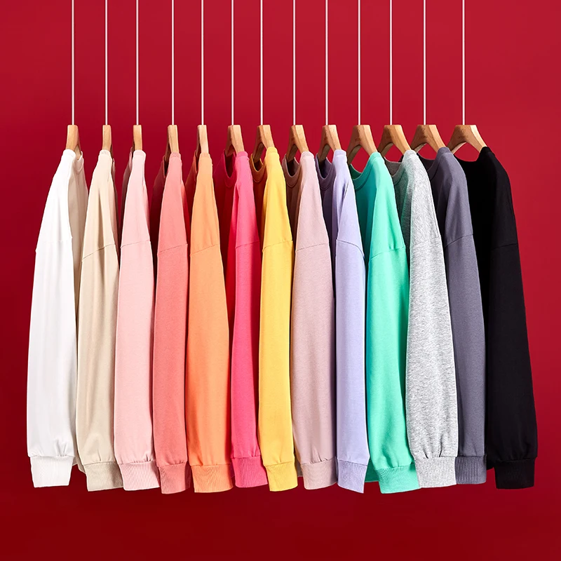 

Newest Fashion plus size sweater solid cotton knitted custom women's sweater