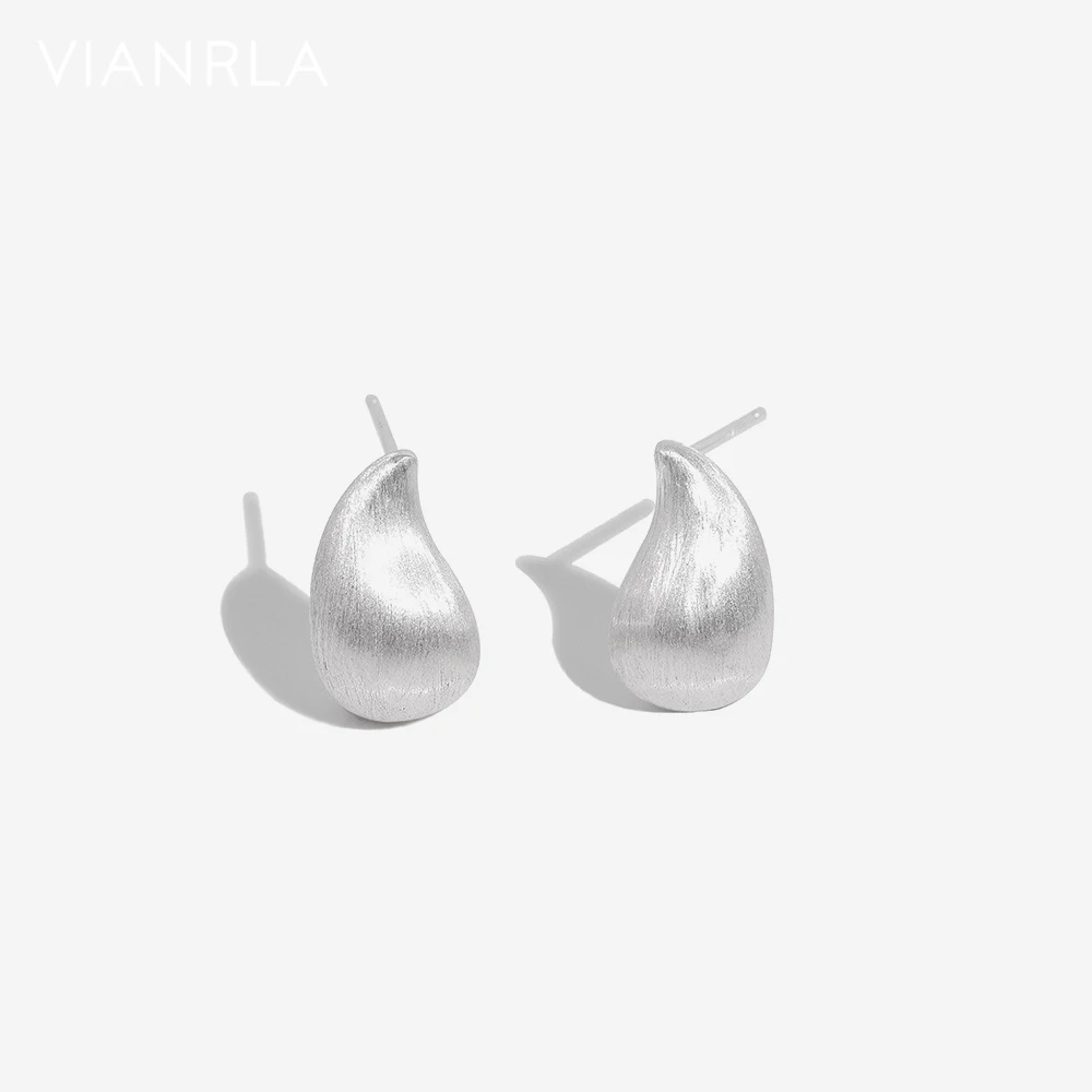 

VIANRLA 925 Sterling Silver Jewelry Ear Studs 18k Earring Silver Color Drop Share For Women Wholesale