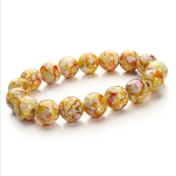 

Fashion Colorful Bracelet Natural Stone Yoga Beads Bracelet