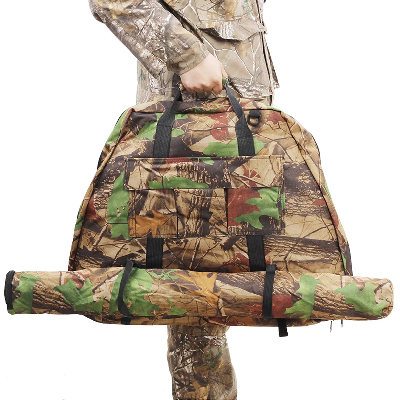 

Archery Bag Hunting Shooting Accessories Camo and Black M109 Triangle Bow Bag