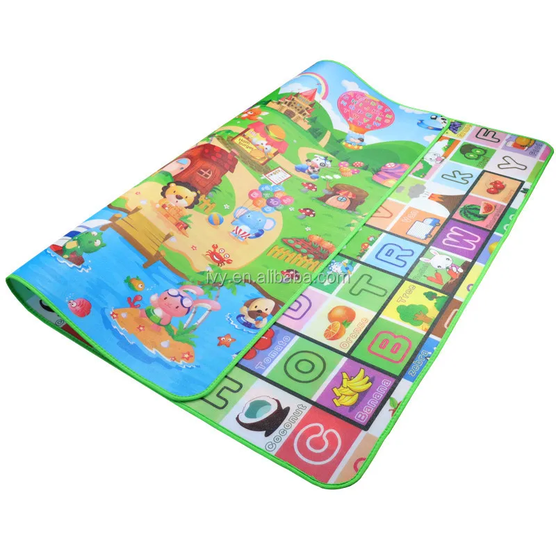 Non Toxic Foam Baby Play Mat EPE Portable Waterproof PE Baby Care Foam Play Mat supplier