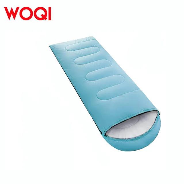 WOQI Season 3 Warm Weather Lightweight Adult Envelope Hooded Sleeping Bag Camping Outdoor Supplies