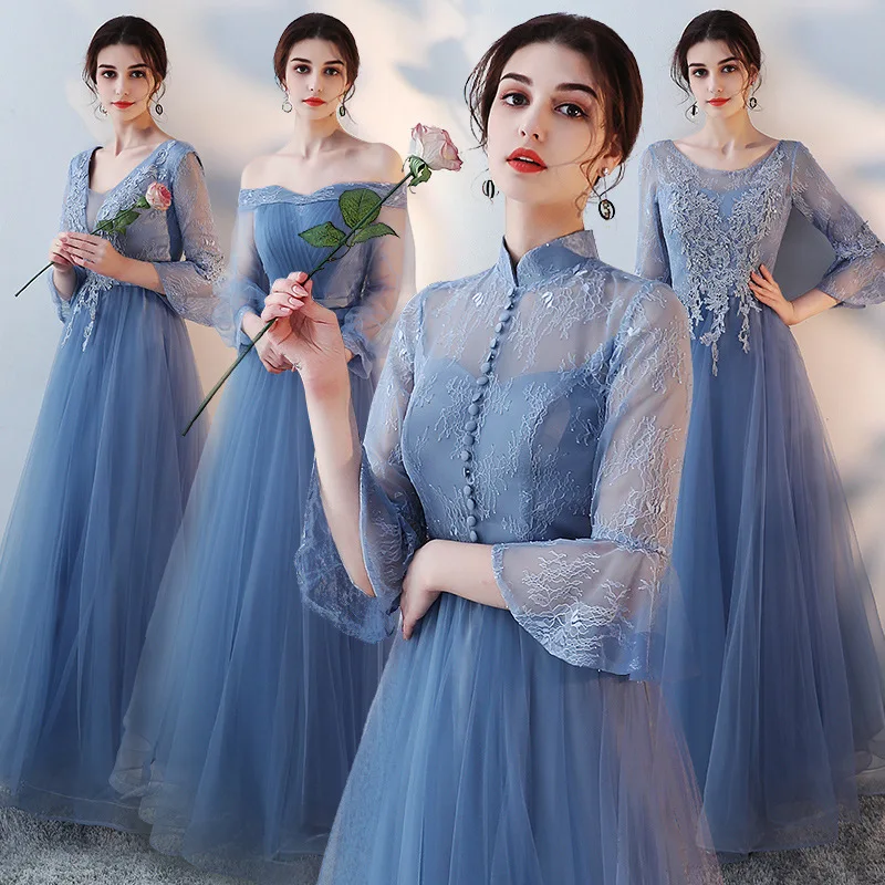 

2021 hot sale Summer Spring Women Beauty Tulle Bridesmaid Dresses Elegant Tulle Bridesmaid Dresses, Khaki,black,pink,silver