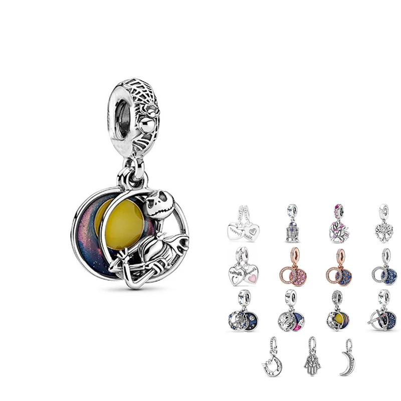 

2020 Newest Arrival Wars stars S925 Sterling Silver Collection Robot Star Charms tree of life Pendant Fit Bracelet