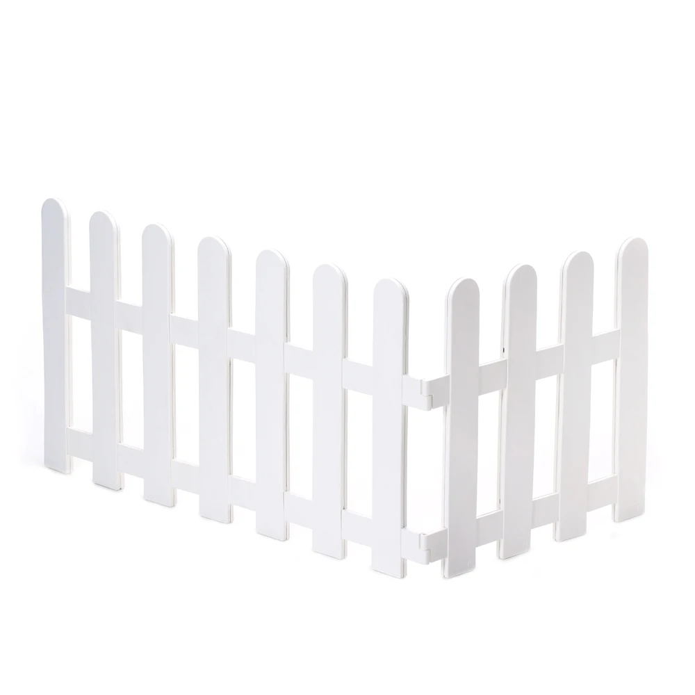 

PVC Outdoor Decorative Flower Garden Border Small Fence Small Plastic Edging Fencing Panels For Gardens