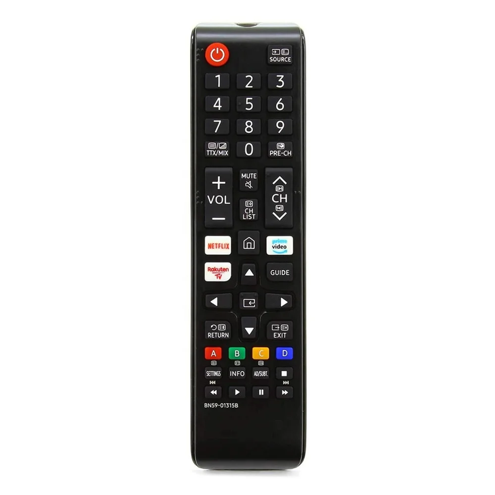 

New Replacement BN59-01315B For Samsung UHD 4K TV remote control Fernbedienung With Rakuten Netflix button, Black