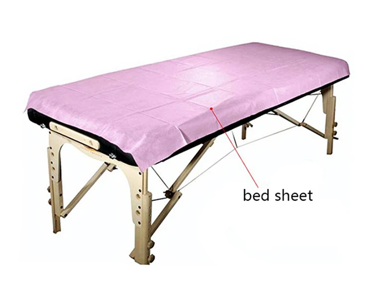 15g Bed Flat Sheet Cover Disposable Bed Sheet For Beauty Salon And