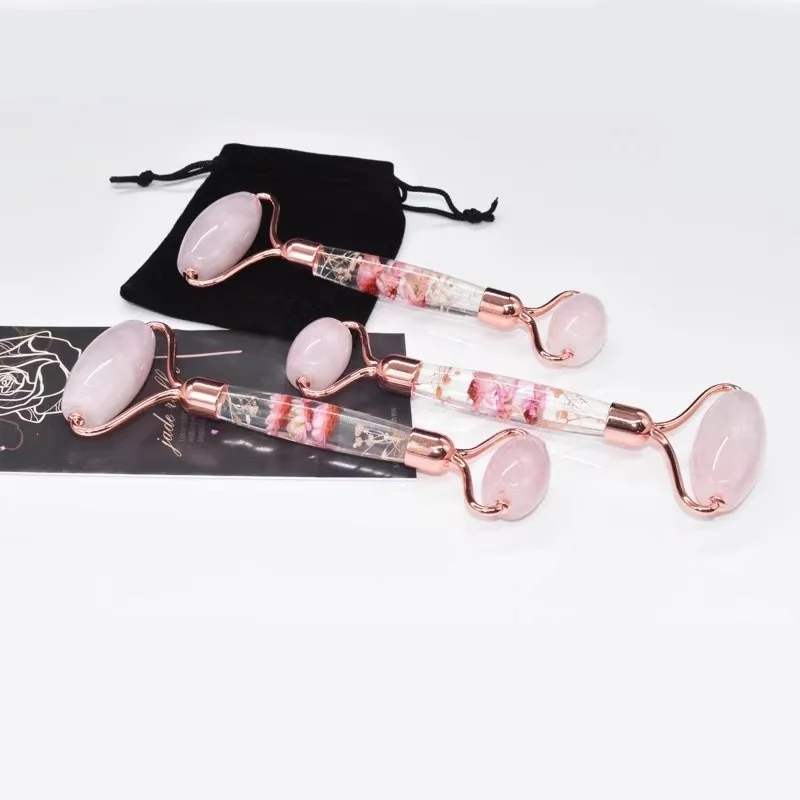 

Wholesale Portable Skin Tightening Face Lifting Jade Roller Gua Sha Set With Carrying Case