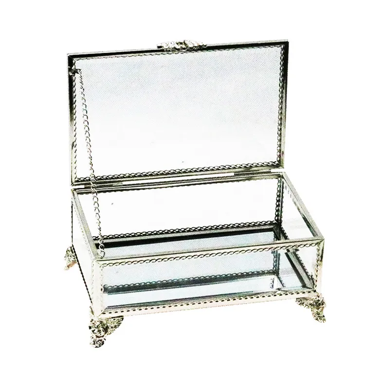 

2020 New Arrival Exquisite Jewelry Metal Organizer Storage Box