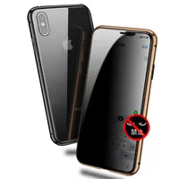 

Privacy Double Sided Magnetic Case Anti -spy Tempered Glass Case For iphone 6 6s plus 7 8 plus x xs xr xs max
