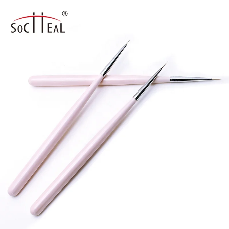 

high quality colorful nail brush liner nail art brush set, Accept customized