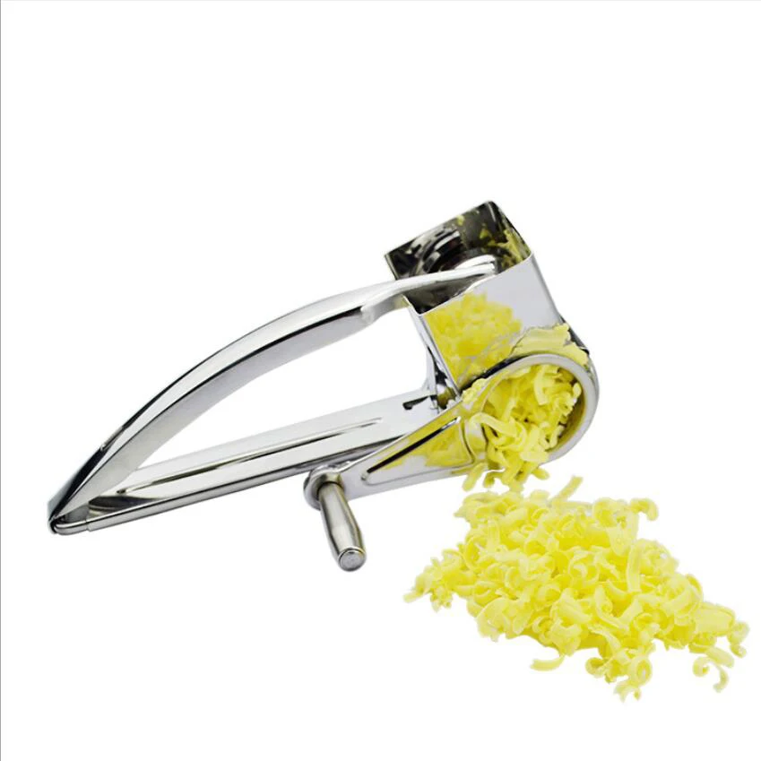 

Multifunction 2021 Stainless Steel Rotary Cheese Grater Butter Knife Cheese Slicer Tools Ralador for Kitchen