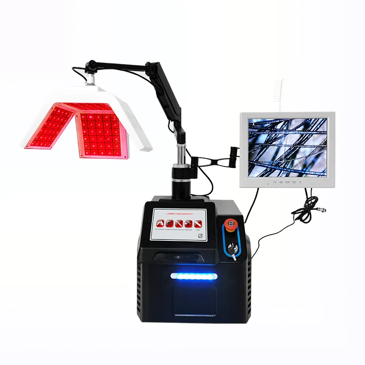 

New Materials Hair Loss Treatment Machine With Led Hair Grow Superior Quality Activate Hair Follicles Beauty Equipment